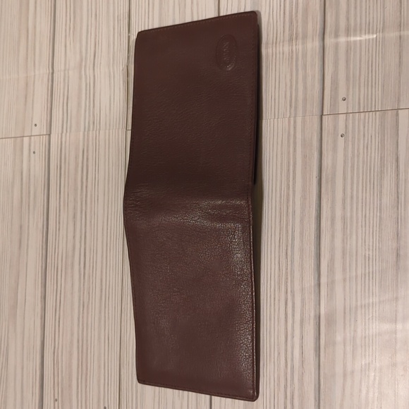 Mundi Brown Nappa Cowhide Leather Card Organizer Travel Wallet Brazil - Picture 6 of 8